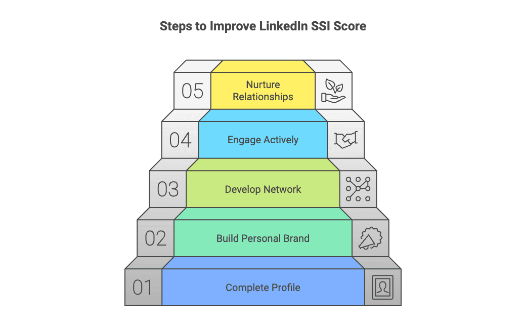 TODO: describe image for How to Improve Your LinkedIn SSI Score?